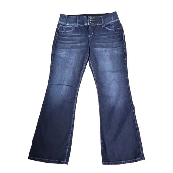 Laurie Felt LA Women's Silky Curve boot Cut Jeans Size LP - Picture 1 of 13